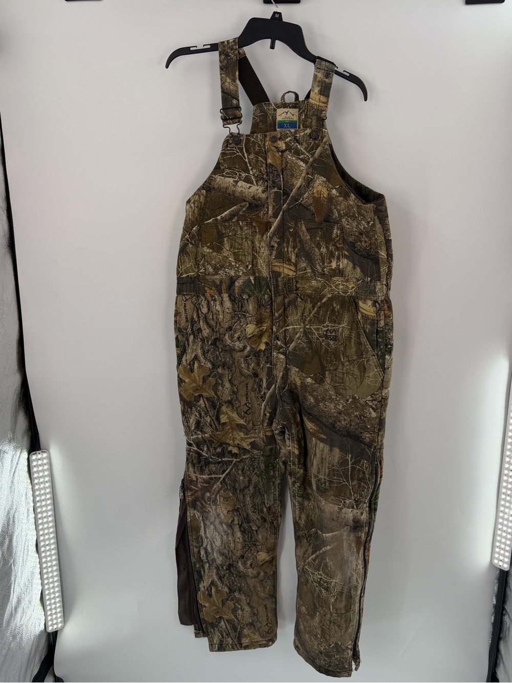 Blue Mountain Realtree Edge Camo Insulated Bib Overalls Kids XL Hunting